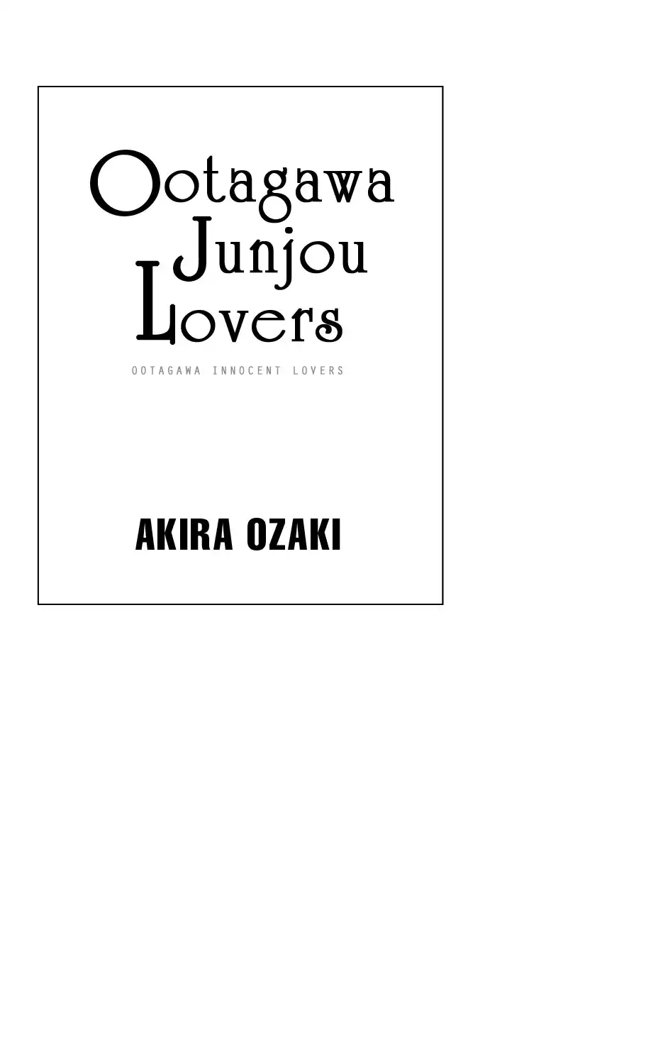 Ootagawa Junjou Lovers Chapter 1 5